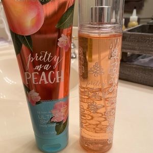 Bath and Body works pretty as a peach!